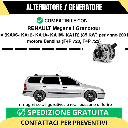 Alternatore renault megane - renault, i