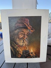 “Vecchio con pipa” copia