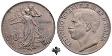 REGNO D'ITALIA 10 centesimi 1911 Cinquantenario Vittorio Emanuele III