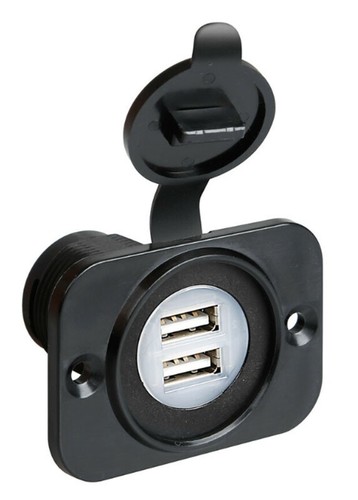 Presa usb doppia montaggio - usb,