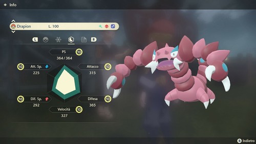 Drapion alfa shiny 6iv - alfa,