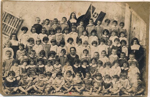 Ritratto classe bambini con - ritratto,
