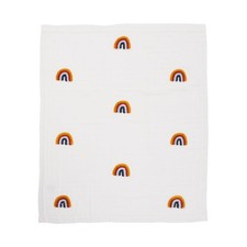 Coperte a fascia con ricamo in