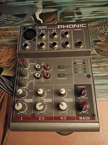 Mixer compatto stereo phonic - stereo,