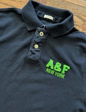 Polo Abercrombie & Fitch blu