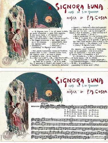 Scoppetta signora luna testo - signora, +