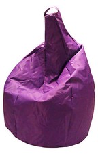 FODERA VUOTA POLTRONA SACCO BEAN BAG POUF PUFF IN NYLON VIOLA - MADE IN ITALY!