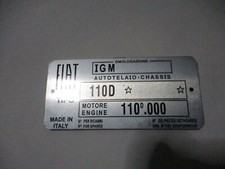 Targa fiat 500 - fiat,