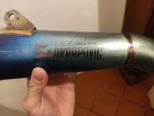 Scarico Akrapovic titanio moto