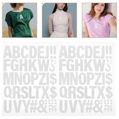Sheets lettere termoadesive - 4,