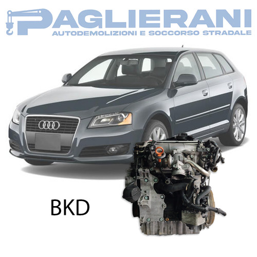 Motore bkd audi 2003 2013 - a3, 2003-2013