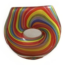 🌈 Vaso scultura multicolore
