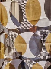 TESSUTO VINTAGE Anni 60/70 MODERNARIATO Space Heals fabric cloth optical curtain