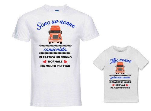 Coppia maglietta neonato uomo