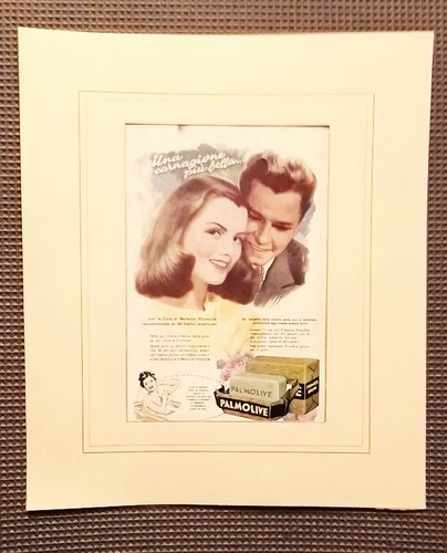 Pubblicità vintage palmolive - pubblicità,