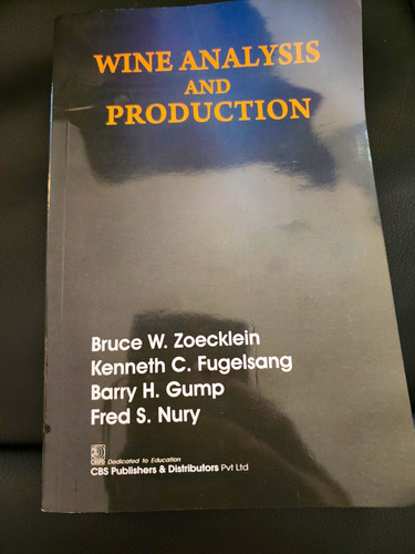 Wine analysis and production - and,