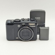 Canon PowerShot G9 fotocamera digitale nera 12 MP fotocamera compatta usata in vendita