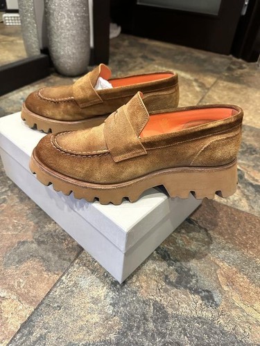 Mocassini donna santoni beige - mocassini,