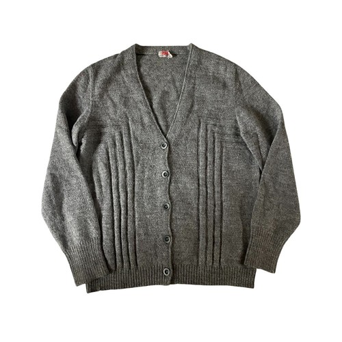 Cardigan lana grigio - cardigan,