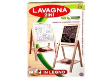x Lavagna 2in1 In Legno Nera