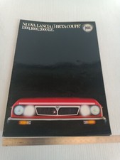 brochure depliant originale Lancia Beta coupé 1.3 1.6 2.0 i.e. 1981