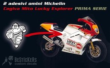 2 adesivi omini michelin per