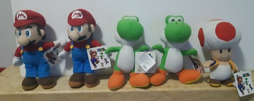 Super mario bros set peluche - mario,