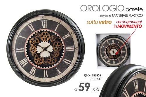 Orologio parete ingranaggi - da,