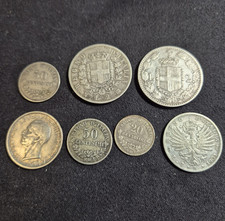 Lotto 7 Monete Argento Regno