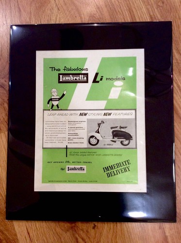 Lambretta poster pubblicità - lambretta,