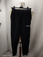 Articolo E908 pantalone tuta Dsquared2 nero, taglia XXS, vita 34/44cm con elasti