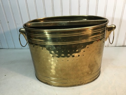 Porta riviste vintage ottone