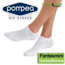 MINI CALZE FANTASMINI POMPEA UOMO DONNA NO STRESS CALZINI MINICALZA CALZINI