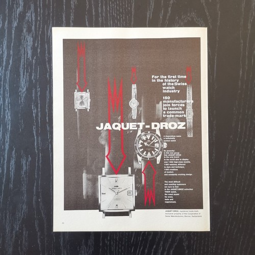 1966 jaquet droz - jaquet, watches