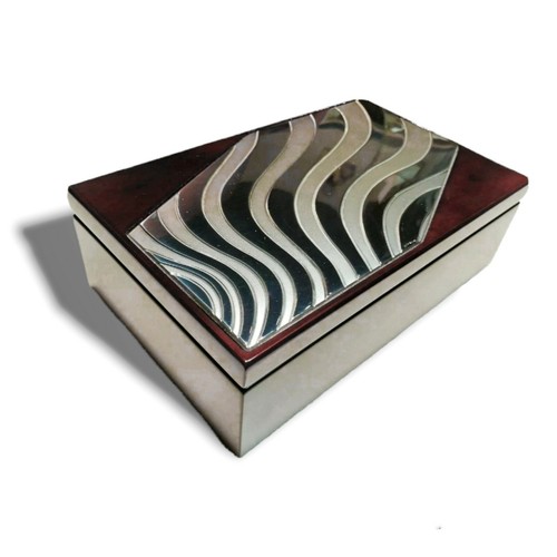 Scatola argento legno - scatola,