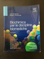 Baynes Biochimica Per Le Discipline Biomediche 3ed Elsevier Libro Usato Medicina