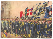 CARTOLINA MILITARE ,SCUOLA DI ARTIGLIERIA E GENIO - BICENTENARIO  viaggiata 1939