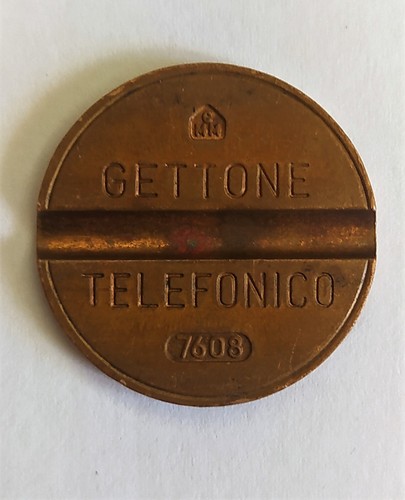 Gettone telefonico 7608 raro - telefonico,