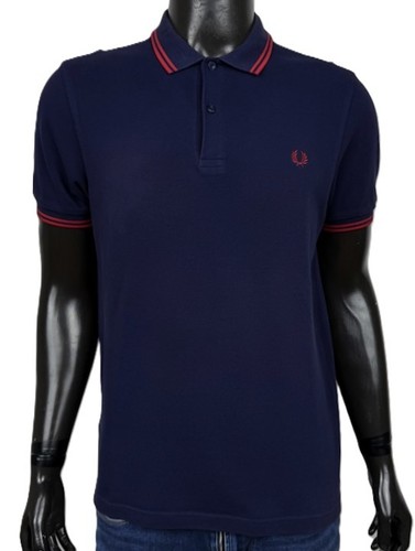 Fred perry polo uomo blu - perry, m