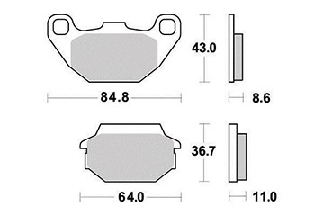 Pastiglie freno per aprilia - pastiglie,