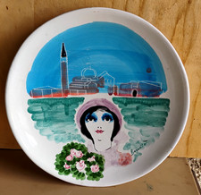 VECCHIO PIATTO VENEZIA DI RENATO BORSATO REALIZZATO PRESSO ANTICA DERUTA