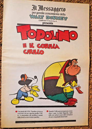 Topolino il gorilla - il,