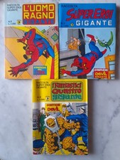 Corno Lotto 3 RACCOLTA SUPEREROI GIGANTE l'Uomo Ragno Fantastici Quattro Devil