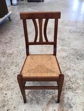 Coppia Di Sedie modello Venezia  colore noce o ciliegio In Legno Massello.