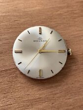 Movado Movement Cal 345 Original Dial Working For Parts Repair