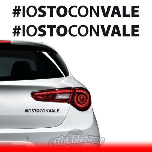 Adesivi iostoconvale vr46 - #iostoconvale,