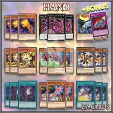GIRAG'S HAND DECK 27 | Fire Holding Genie Ice Magic Red Thunder +BONUS YuGiOh🔥