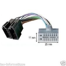 Cable adaptateur iso autoradio - adaptateur,