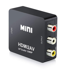 Convertitore Da HDMI a RCA, Adattatore HDMI a RCA, Supporta PAL/NTSC Con USB Cav