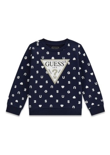 Felpa bambina guess girocollo - felpa,